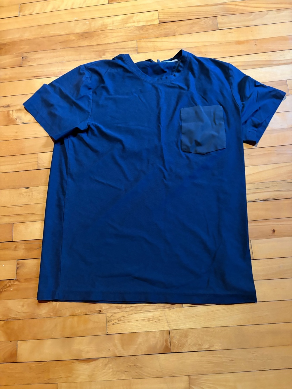 Men's Navy Blue Pocket T-Shirt
